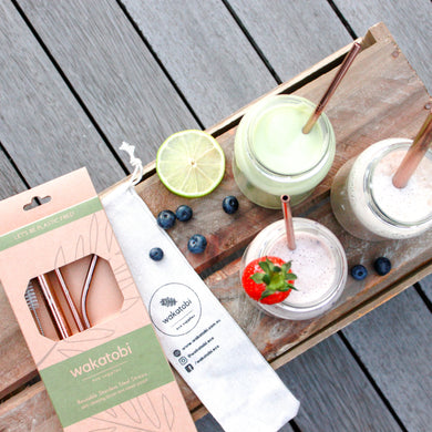 Metal Straw Set with pouch